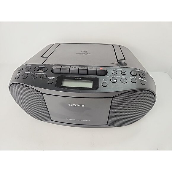 SONY CFD-S70 Stereo CD Player Cassette Recorder AM/FM Radio Boombox Tested Works - Picture 1 of 12